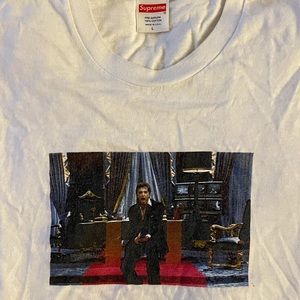 Supreme Scarface Friend Tee White Size Large